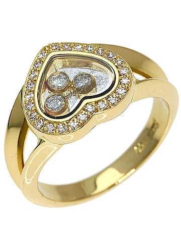Chopard Chopard Happy Diamonds Ring, 18K Yellow Gold, Women's (view 2)