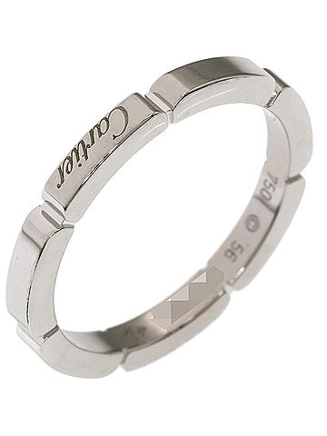 Cartier Cartier Maillon Panthère #56 Ring, 18K White Gold, Women's. (view 2)