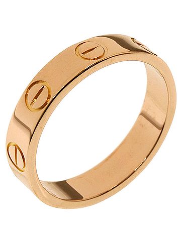 Cartier Cartier Love Ring #46, 18K Pink Gold, Women's Ring, CARTIER (view 2)