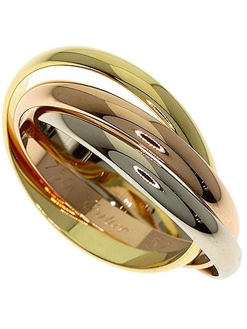 Cartier Cartier Trinity SM #52 Ring - 18K Yellow Gold/18K Pink White Gold Women's CARTIER (view 1)