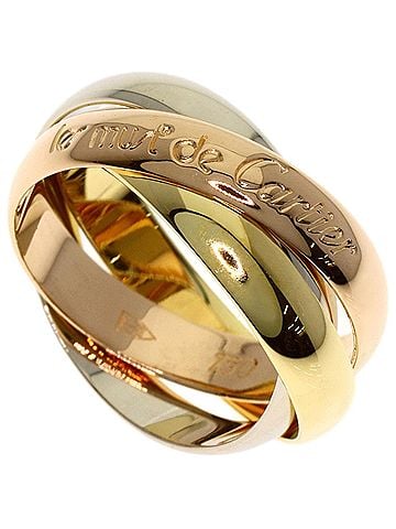 Cartier Cartier Trinity #47 Ring - 18K Yellow Gold/18K Pink White Gold Women's CARTIER (view 1)