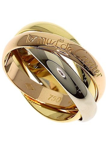 Cartier Cartier Trinity #49 Ring - 18K Yellow Gold/18K Pink White Gold Women's CARTIER (view 1)