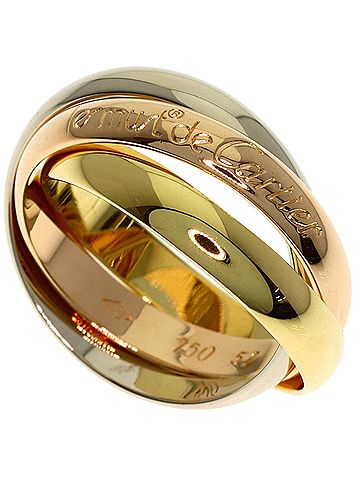 Cartier Cartier Trinity #51 Ring - 18K Yellow Gold/18K Pink White Gold Women's CARTIER (view 1)