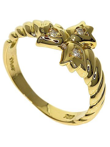 Christian Dior Christian Dior Dior Tulip Diamond Ring, 18K Yellow Gold, Women's. (view 1)