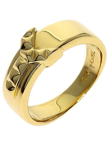Yves Saint Laurent Yves Saint Laurent Y-motif ring, 18K yellow gold, women's. (view 2)