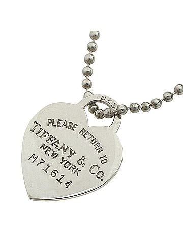 Tiffany & Co. Tiffany &amp; Co. Return to Necklace, Sterling Silver 925, Long Ball Chain, Approx. 22.9g (view 1)