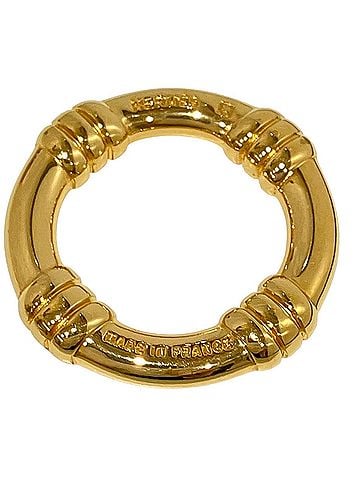 Hermès Hermes HERMES Boué Scarf Ring Accessory Total Weight 13.6g GP (view 1)
