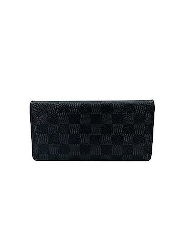 Louis Vuitton LOUIS VUITTON N62665 Portefeuille Brazza Damier Graphite Long Wallet, Black (view 2)