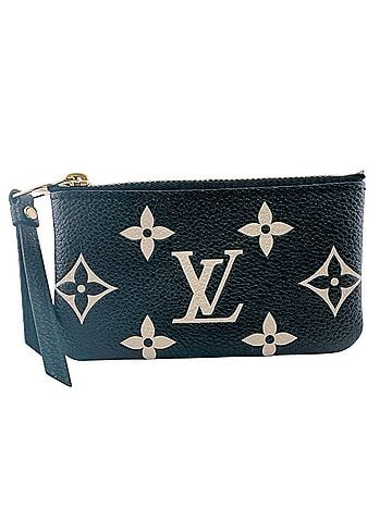 Louis Vuitton LOUIS VUITTON M80885 Pochette Clé Bicolor Monogram Empreinte Wallet, Black (view 1)