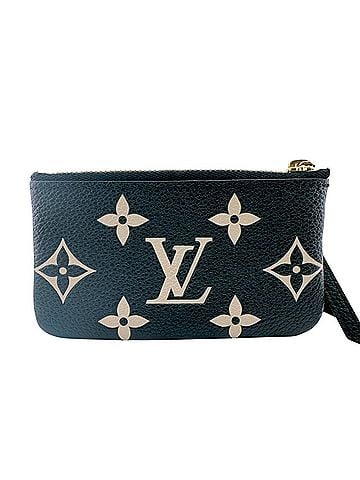 Louis Vuitton LOUIS VUITTON M80885 Pochette Clé Bicolor Monogram Empreinte Wallet, Black (view 2)
