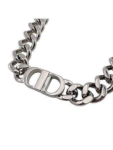 Christian Dior Christian Dior Dior CD ICON Chain Link Necklace, Silver (view 1)