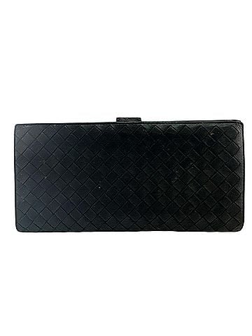 Bottega Veneta BOTTEGA VENETA Bottega Veneta Bi-fold Flap Intrecciato Long Wallet Black (view 2)