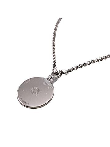 Hermès HERMES Medallion Quadrière Necklace Chain Silver (view 2)