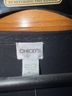 Chico's 100% Cotton Black Coat Size 3 - photo 3