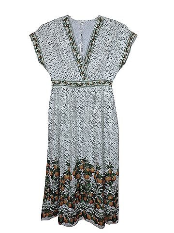 Max Studio Surplice Neck Short Sleeve Casual Dress (view 1)
