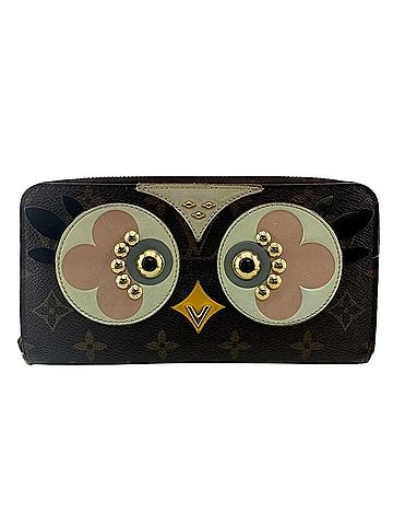 Louis Vuitton LOUIS VUITTON M62413 Zippy Wallet, Round Zipper, Monogram Lovely Bird, Long Brown (view 1)