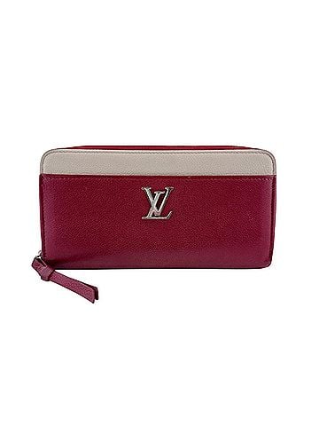 Louis Vuitton LOUIS VUITTON M63816 Zippy Lockme Round Zipper LV Logo Long Wallet Red (view 1)