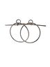 Hermès 100% Sterling Silver Silver Toned HERMES Loop MM Earrings (Pair) 10.7g Silver One size - photo 8