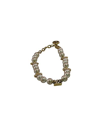 Louis Vuitton LOUIS VUITTON M1129A Pearl Bracelet White (view 2)