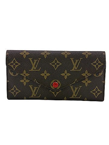 Louis Vuitton LOUIS VUITTON M60139 Portefeuille Josephine Tri-fold Flap Monogram Long Wallet Brown (view 1)