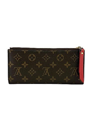 Louis Vuitton LOUIS VUITTON M61287 Portefeuille Adele Bi-fold Long Wallet Monogram Brown (view 1)