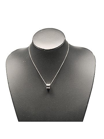 Bvlgari Bulgari B.zero1 Necklace, 18KWG White Gold, Approx. 11.98g, BVLGARI (view 2)