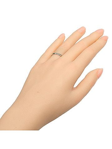 Cartier Cartier ring, 1895 Classic Wedding, 2.6mm diamond model, Pt950 platinum, approximately 3g. (view 2)