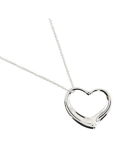 Tiffany & Co. Tiffany &amp; Co. Open Heart Large Necklace, designed by Elsa Peretti, 925 Sterling Silver, approx. 15.6g, for women. (view 1)