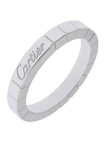 Cartier Cartier Lanieres ring, 18K white gold, approximately 6.5g, women's. (view 1)