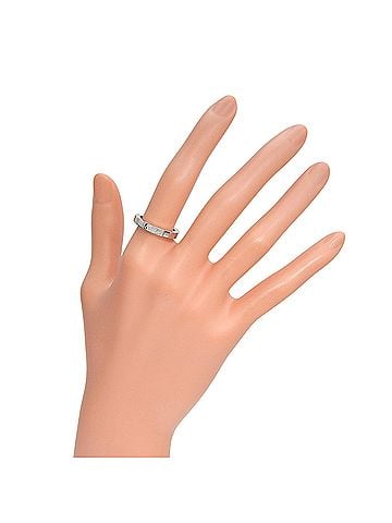 Cartier Cartier Lanieres ring, 18K white gold, approximately 6.5g, women's. (view 2)