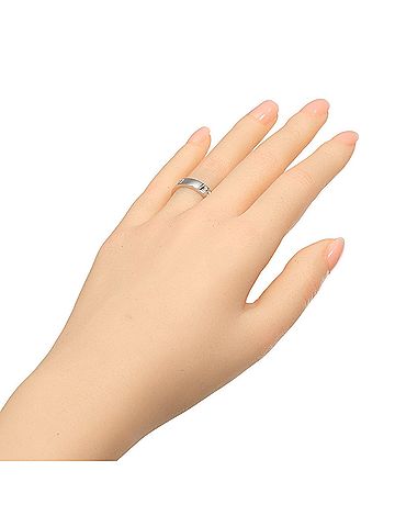 Bvlgari Bulgari B.ZERO1 Essential Ring, 18K White Gold, Diamond, Approx. 6.3g, BVLGARI (view 2)