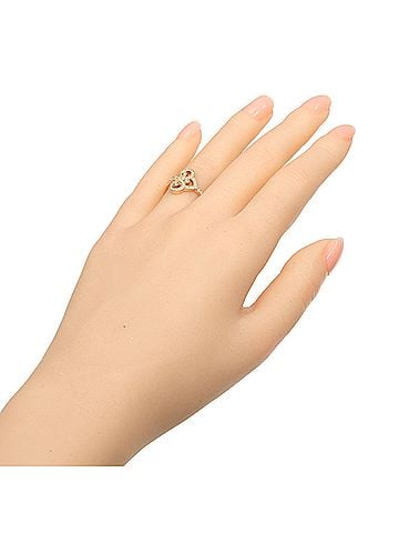 Tiffany & Co. Tiffany &amp; Co. Fleur-de-lis Ring, 18K Pink Gold, Diamond, Approx. 4.2g. (view 2)