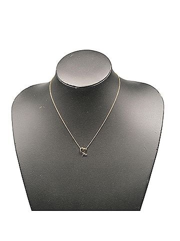 Tiffany & Co. Tiffany &amp; Co. Loving Heart Necklace, 18K Yellow Gold, approx. 2.71g. (view 2)