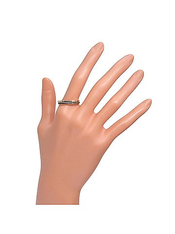 Boucheron Boucheron Quatre Classic Half ring, 18K yellow gold, approximately 4.8g, unisex. (view 2)