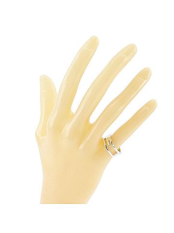 Gucci Gucci Branded G Ring, Sterling Silver 925, Approx. 6.8g, Women's (view 2)