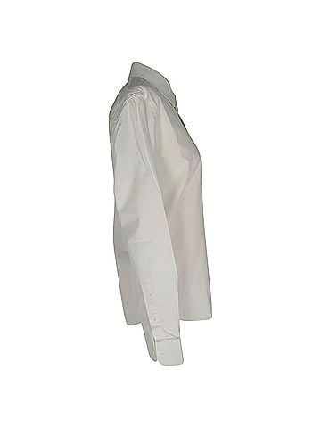 AMI AMI Paris Ami de Coeur-Embroidered Poplin Shirt in White Cotton (view 2)