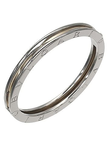 Bvlgari Bvlgari Bulgari B.ZERO1 Bracelet, 18K Yellow Gold (KYG), Stainless Steel, Approx. 27.5g. (view 1)