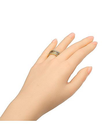 Bvlgari Bvlgari Bulgari B.zero1 3-band ring, 18K yellow gold, approximately 9.25g. (view 2)