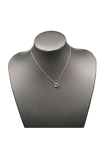 Tiffany & Co. Tiffany &amp; Co. Open Heart Necklace, 18K Pink Gold, Diamond, Approx. 2.84g (view 2)
