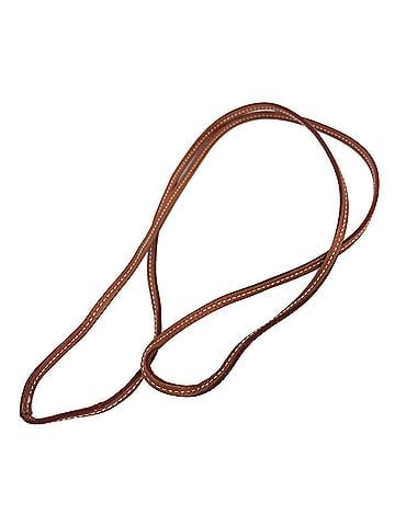 Hermès Hermes Lanieres Choker Necklace Bracelet Leather Cord Camel Brown (view 1)
