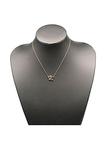 Tiffany & Co. Tiffany &amp; Co. Double Loving Heart Necklace, 18K Pink Gold, Approx. 4.5g (view 2)