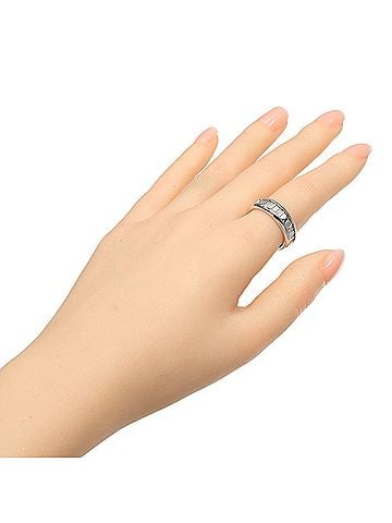 Tiffany & Co. Tiffany &amp; Co. Atlas Ring, 18K White Gold, Approx. 11.6g (view 2)
