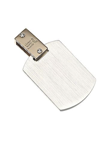 Cartier Cartier Santos 100 pendant top, 18K yellow gold and stainless steel, approximately 14.62g. (view 2)