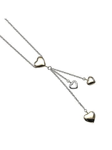 Tiffany & Co. Tiffany &amp; Co. Multi Heart Necklace, 18K White Gold (YG), Approx. 6.52g. (view 1)