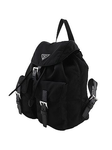 Prada Prada PRADA Backpack/Daypack 1BZ677 Nylon NERO Black 2-way A5 Belt Buckle Women's (view 2)
