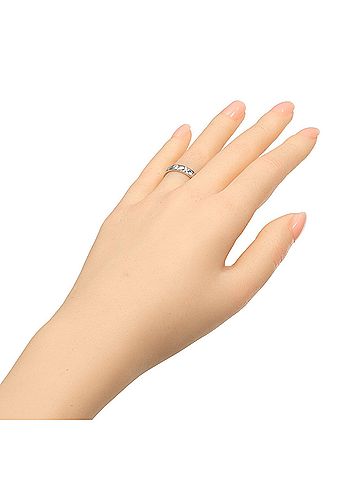 Tiffany & Co. Tiffany &amp; Co. Kisses XOX Ring, 18K White Gold, Diamond, Approx. 4.71g. (view 2)
