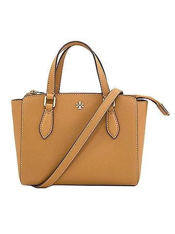 Tory Burch Tory Burch Emerson Mini Top Zip Tote 2-Way Handbag Leather Women's (view 1)