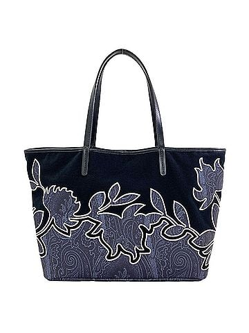 ETRO Etro Paisley Pattern Tote Bag PVC/Canvas x Leather Women's ETRO (view 1)