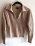 J.Crew 100% Cotton Solid Tan Ivory Pullover Sweater Size XS - photo 3