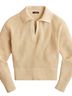 J.Crew 100% Cotton Solid Tan Ivory Pullover Sweater Size XS - photo 2